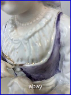 Gebruder Heubach German /Young Barefoot Lady/ Vintage/Hand Painted/12 1/2 in Gebruder Heubach German /Young Barefoot Lady/ Vintage/Hand Painted/12 1/2 in