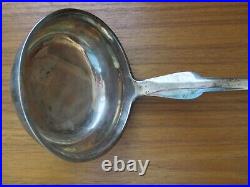 German Antique (1936) Solid Silver Soup Ladle 14 800W 309 G 10.9 oz Vintage