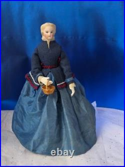 German Antique Articulated Doll very rare doll 91/2 inches tall
