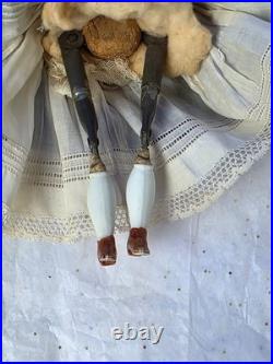 German Antique Articulated Doll very rare doll 91/2 inches tall