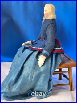 German Antique Articulated Doll very rare doll 91/2 inches tall