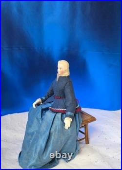 German Antique Articulated Doll very rare doll 91/2 inches tall