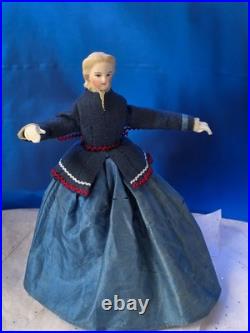 German Antique Articulated Doll very rare doll 91/2 inches tall