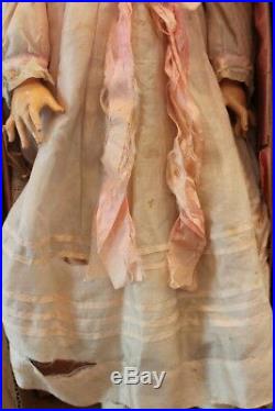 German Antique Bebe Jutta Puppe Doll in original Box 26 Tall