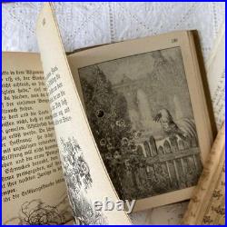 German Antique Book Blumen Märchen 1925 Fairy Tale of Flowers Vintage