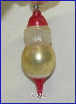 German Antique Finial Glass Joey Clown Vintage Circus Christmas Ornament 1930's