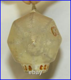 German Antique Gold Glass Graf Zeppelin D-L127 Vintage Christmas Ornament 1900's