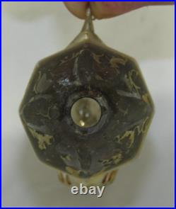 German Antique Gold Glass Graf Zeppelin D-L127 Vintage Christmas Ornament 1900's