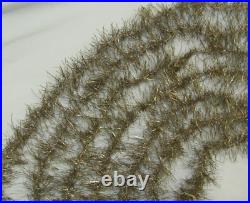 German Antique Gold Tinsel Vintage Garland Christmas Ornament 1930's German Antique Gold Tinsel Vintage Garland Christmas Ornament 1930's