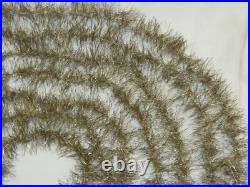German Antique Gold Tinsel Vintage Garland Christmas Ornament 1930's German Antique Gold Tinsel Vintage Garland Christmas Ornament 1930's