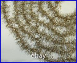 German Antique Gold Tinsel Vintage Garland Christmas Ornament 1930's German Antique Gold Tinsel Vintage Garland Christmas Ornament 1930's