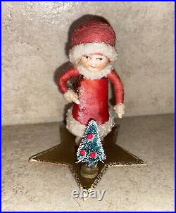 German Antique Heubach Christmas cotton bisque Figurine Star