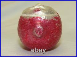 German Antique Red Glass Joan of Arc Glass Eyes Vintage Christmas Ornament 1930s