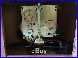 German Antique Vintage WESTMINSTER Mantel Clock (Junghans Kienzle era)