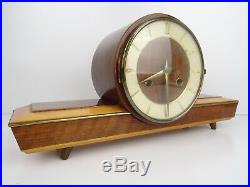 German HERMLE Vintage Clock Antique 8 day Mantel Shelf Retro (Kienzle Junghans)