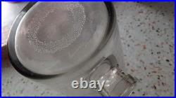 German Handblown 1800 ML, Glasswear, Hand etched, VERY RARE, 4 a collector