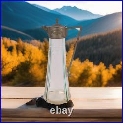 German Jugendstil Decanter Art Nouveau Caraf Karaffe h29cm Circa 1900