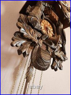 German Made vintage black forest cuckoo clock antique