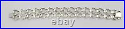 German Rodi & Wienerberger Modernist Sterling Panel Link Bracelet C 1940s