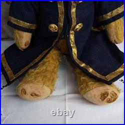 German Teddy Bear In Antique Uniform Vintage
