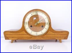 German Vintage Antique Mantle Mantel Clock Hermle (Kienzle Junghans Era)