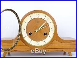 German Vintage Antique Mantle Mantel Clock Hermle (Kienzle Junghans Era)