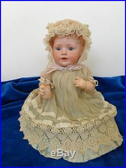 German antique doll Kestner baby doll sweet Hilda JDK with beautiful dress