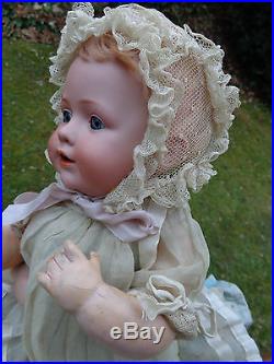 German antique doll Kestner baby doll sweet Hilda JDK with beautiful dress