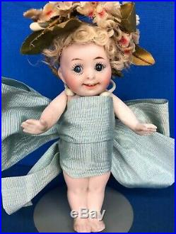 Glorious Antique All Bisque My Fairy Googly Character. No Damage No Repairs