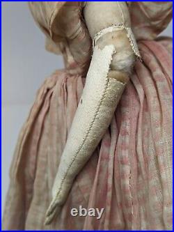 Gorgeous Antique German Porcelain Doll 15 Inches Sewn Gloves Gorgeous Antique German Porcelain Doll 15 Inches Sewn Gloves