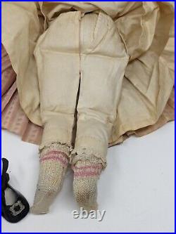 Gorgeous Antique German Porcelain Doll 15 Inches Sewn Gloves Gorgeous Antique German Porcelain Doll 15 Inches Sewn Gloves