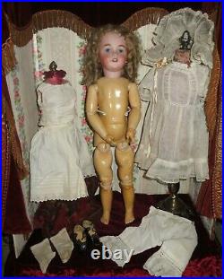 Gorgeous Rare Large 26 Antique German Simon & Halbig #1249 Santa Doll