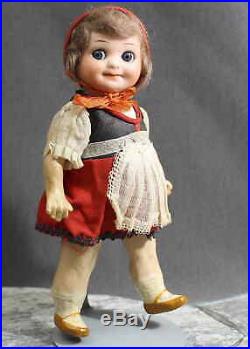 Great Character Antique Bisque Doll Am 323 Googly All Original