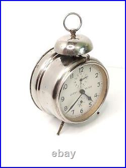 Gustav Becker Old Mechanical German Alarm Clock Antiques Collectible Decorative