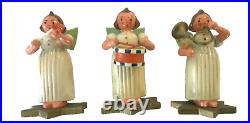 HTF Vintage Antique Erzgebirge STERNKOPF Angel Musicians Base German Wood 1940s HTF Vintage Antique Erzgebirge STERNKOPF Angel Musicians Base German Wood 1940s