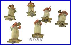 HTF Vintage Antique Erzgebirge STERNKOPF Angel Musicians Base German Wood 1940s HTF Vintage Antique Erzgebirge STERNKOPF Angel Musicians Base German Wood 1940s