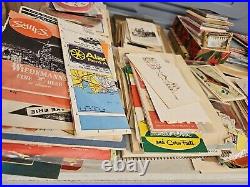 HUGE Lot Vintage/Antique Ephemera Cabinet Cards Maps Booklets Postcards Letters