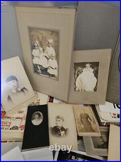 HUGE Lot Vintage/Antique Ephemera Cabinet Cards Maps Booklets Postcards Letters