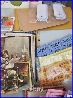 HUGE Lot Vintage/Antique Ephemera Cabinet Cards Maps Booklets Postcards Letters