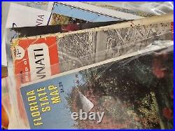 HUGE Lot Vintage/Antique Ephemera Cabinet Cards Maps Booklets Postcards Letters