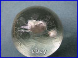 HUGE Vintage Antique Handmade German Sulphide Marble UNIQUE DOG -2 1/8 Nice