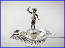 Hanau Silver & Glass Antique German Decanter Weinranck & Schmidt Crystal c1890's