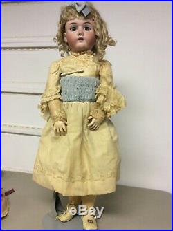 Handwerck Doll Very Large 30 Inch Beautiful From Late 1800s Antique