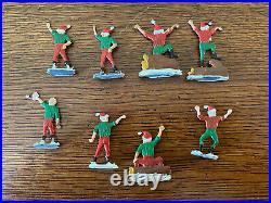 Hans Heinrichsen CHRISTMAS Vintage German Lead Figures Lot Set 8 Elves Elf #2