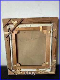 Heinrich Heuser Antique German Man Portrait Oil Painting Old Vintage Germany 47