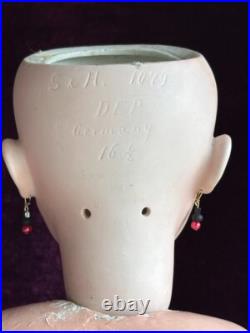 Huge Antique German 36 Simon Halbig 1079 Dep Bisque Head Doll Huge Antique German 36 Simon Halbig 1079 Dep Bisque Head Doll