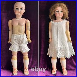 Huge Antique German 36 Simon Halbig 1079 Dep Bisque Head Doll Huge Antique German 36 Simon Halbig 1079 Dep Bisque Head Doll