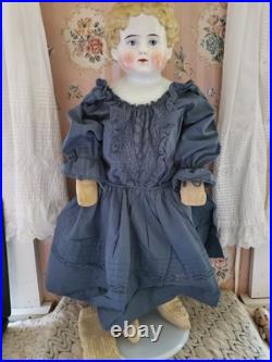 Impressive 25 Antique German Blonde China Head Doll Alt Beck Gottschalk Impressive 25 Antique German Blonde China Head Doll Alt Beck Gottschalk