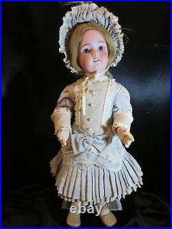 Impressive Antique French Bisque Head Doll DEP TETE JUMEAU 26