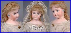 Incredibly Beautiful 30 Jumeau Portrait Bride Fashion Doll circa 1885